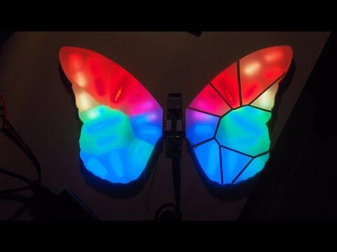 Butterfly LED Panel: Smart Lighting for ESPHome