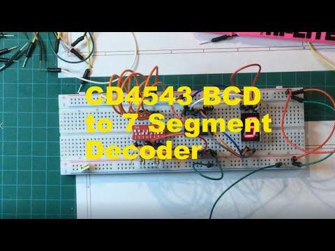 CD4543 7-Segment Latch/Decoder/Driver IC