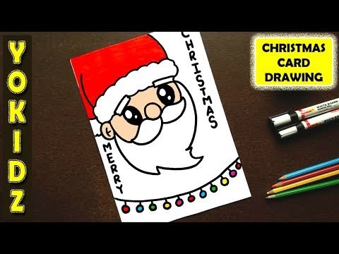 CHRISTMAS CARD DRAWING EASY