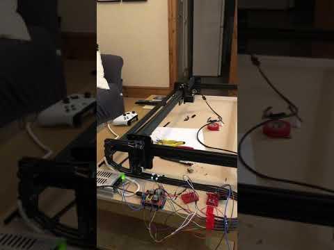 CNC Pen Plotter - OpenBuilds ACRO frame - First Homing