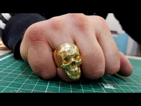 CNC Skull Ring