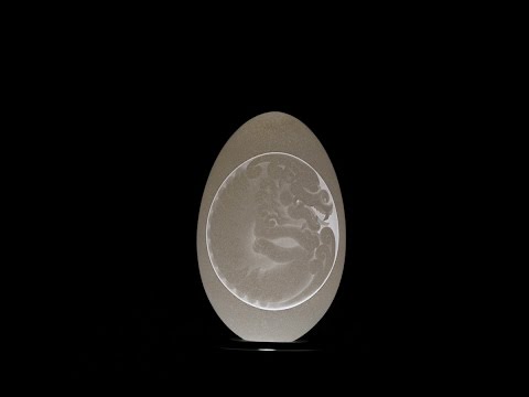 CNC egg shell engraving (bas-relief &amp;amp; hollow out)