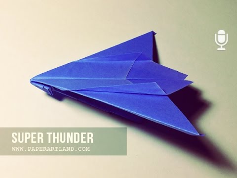 COOLEST PAPER AIRPLANES - How to make a paper plane that flies | Super Thunder