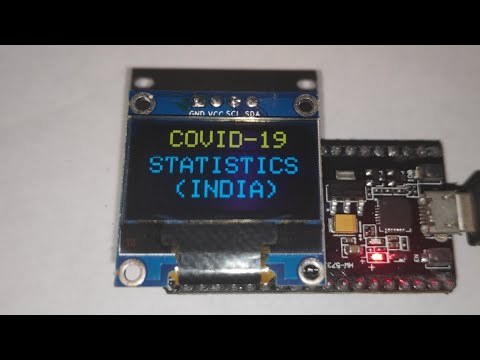 COVID - 19 Dashboard using ESP32 &amp;amp; 0.96&amp;quot; OLED Display