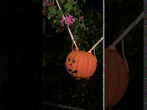 COVID-friendly trick-or-treating Jack-O-Lantern