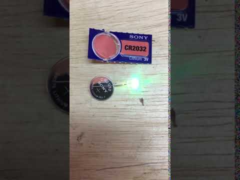 CR2032 Battery and LED Blinky