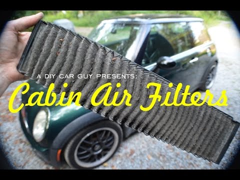 Cabin Air Filter Replacement - Mini Cooper BMW - Carbon Activated Filter (Charcoal)