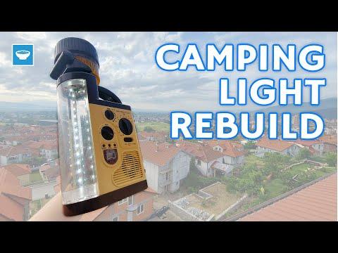 Camping Lantern Restoration: LEDs and Li-Ion Batteries Bring It Back to Life!