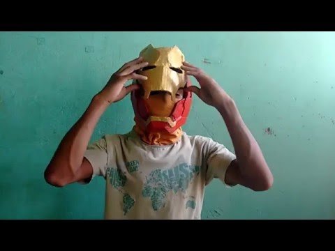 Capacete Homem de Ferro Mark 42 parte 1