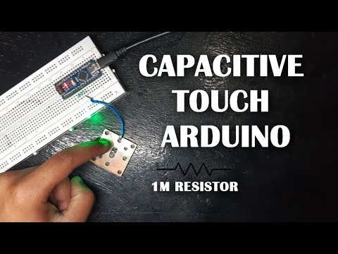 Capacitive Touch Arduino WITHOUT using capacitive touch sensor TTP223