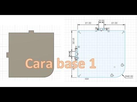 Cara base 1 / Repostero /Fusion 360