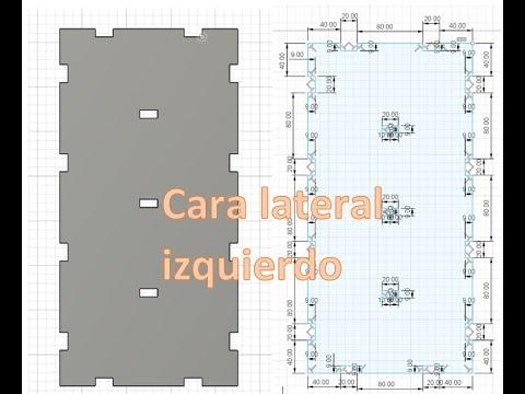 Cara lateral izquierdo - Repostero / Fusion 360