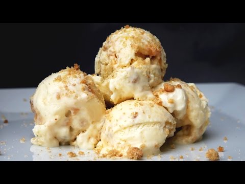 Caramel Apple Crumble Ice Cream (No Churn / Machine) - Treat Factory