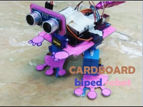 Cardboard Biped Robot