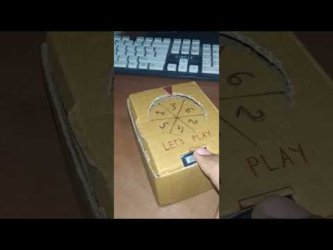 Cardboard Electric Dice Without Micro-controller