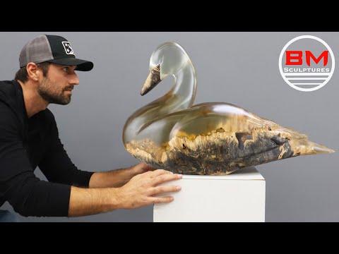 Carving a SWAN out of Wood &amp;amp; Epoxy