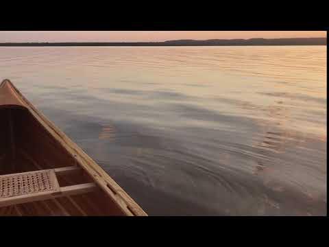 Cedar Strip Canoe Sunrise