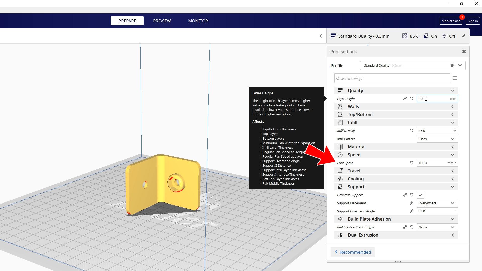 Change Print Speed in CURA.jpg