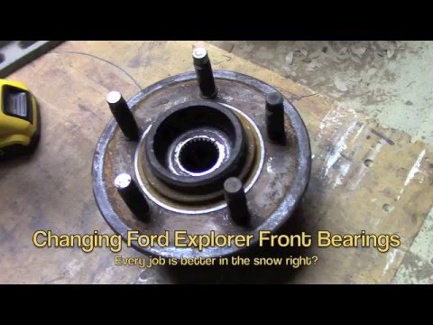 Changing Ford Explorer Front Hub Bearings