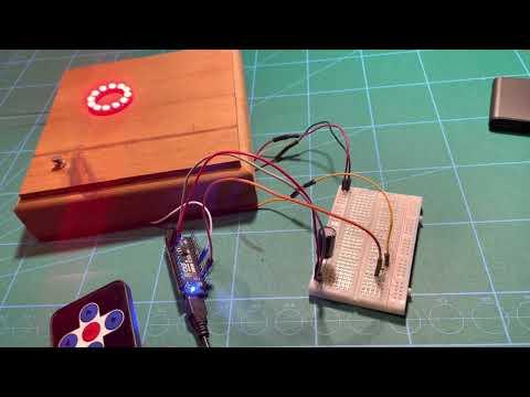 Changing Pixelring using IR Remote control and Arduino