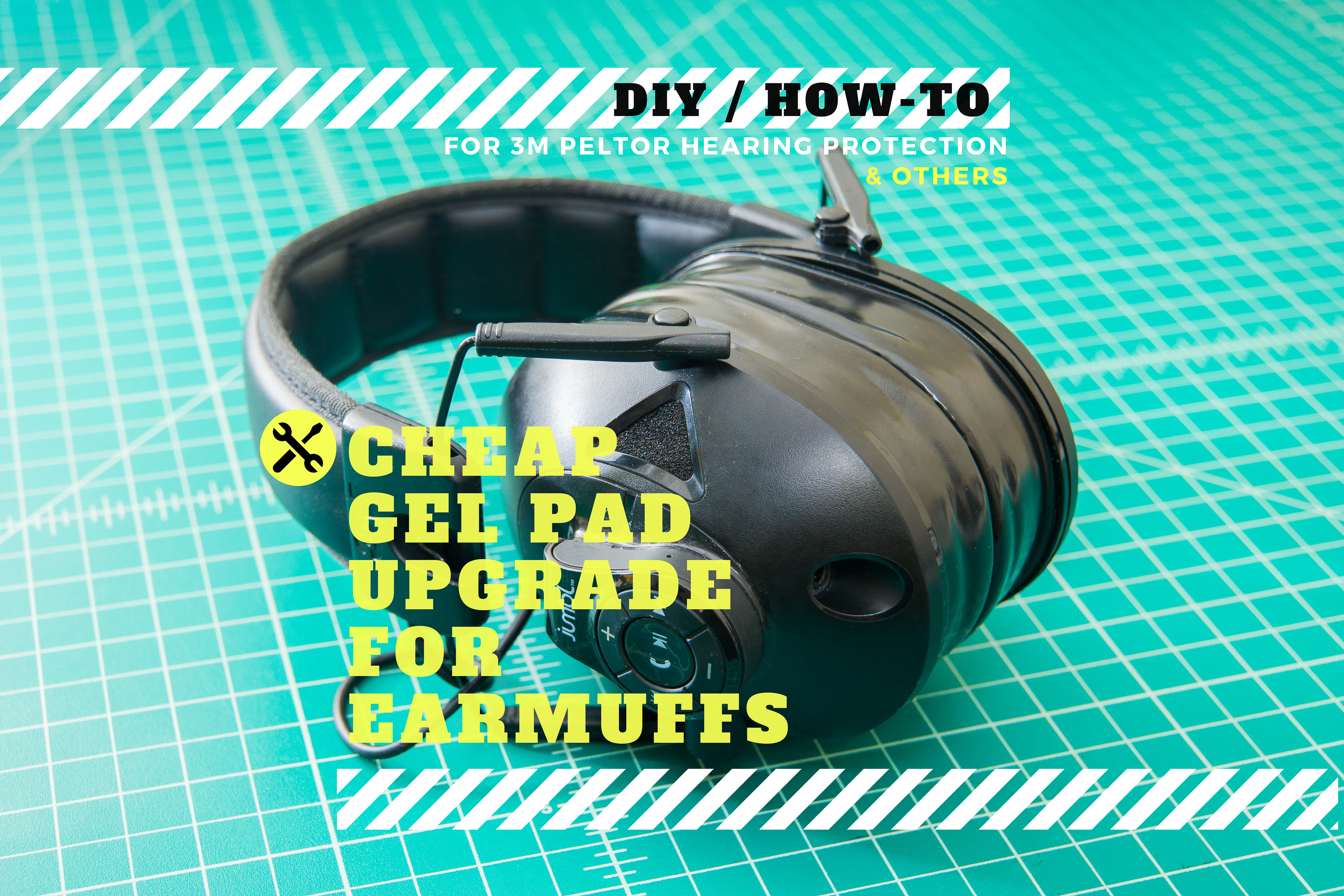 Cheap Gel Pad Upgrade for Hearing Protection Earmuffs - Title Thumbnail.jpg