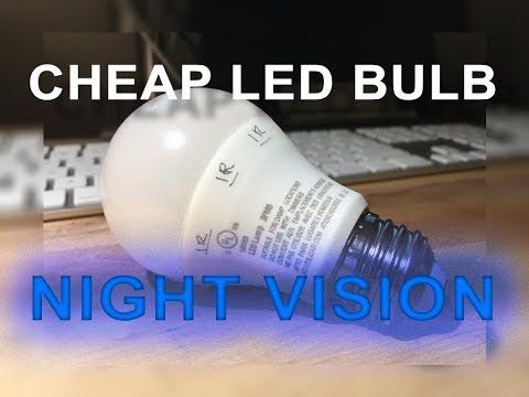 Cheap LED Bulb to Infrared