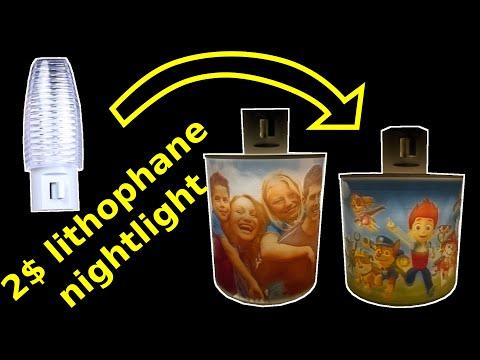 Cheapest color lithophane nightlight