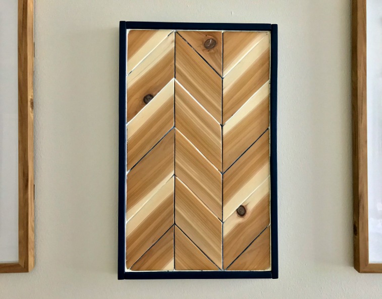 Chevron Wood Chippy Paint Wall Art 3.jpg