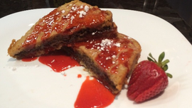 Chocolate Hazelnut Stuffed French Toast with Strawberry Syrup.png