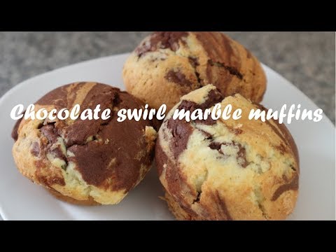 Chocolate swirl marble muffins recipe