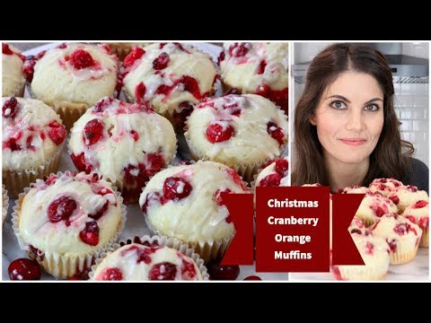 Christmas Cranberry Orange Muffins