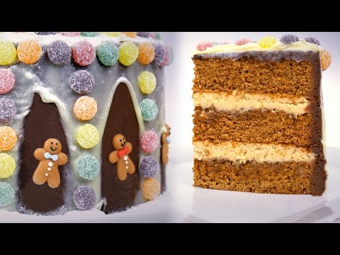 Christmas Ginger Cake With Caramel &amp;amp; Baileys / Cinnamon  Buttercream - Treat Factory