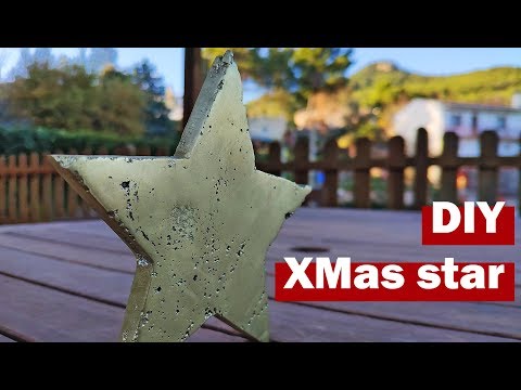 Christmas Star: How to make a brass xmas star