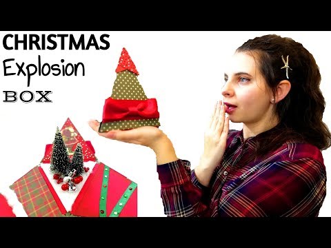 Christmas Tree Explosion Box | Christmas Card Series 2018 | DIY Holiday Cards Ideas #3