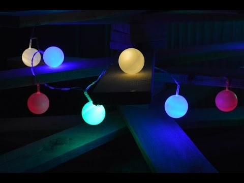 Christmas snowball lights