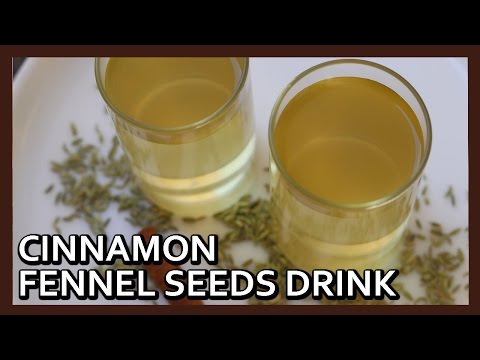 Cinnamon Fennel Seeds Drink | Easy Weight Loss Recipe by Healthy Kadai