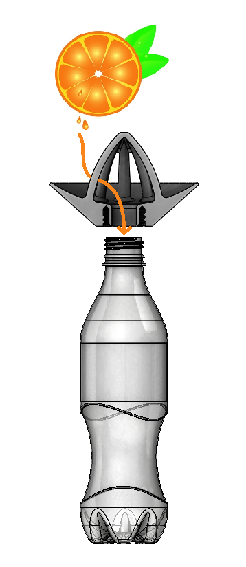 Citrus juicer with bottle and orange.PNG