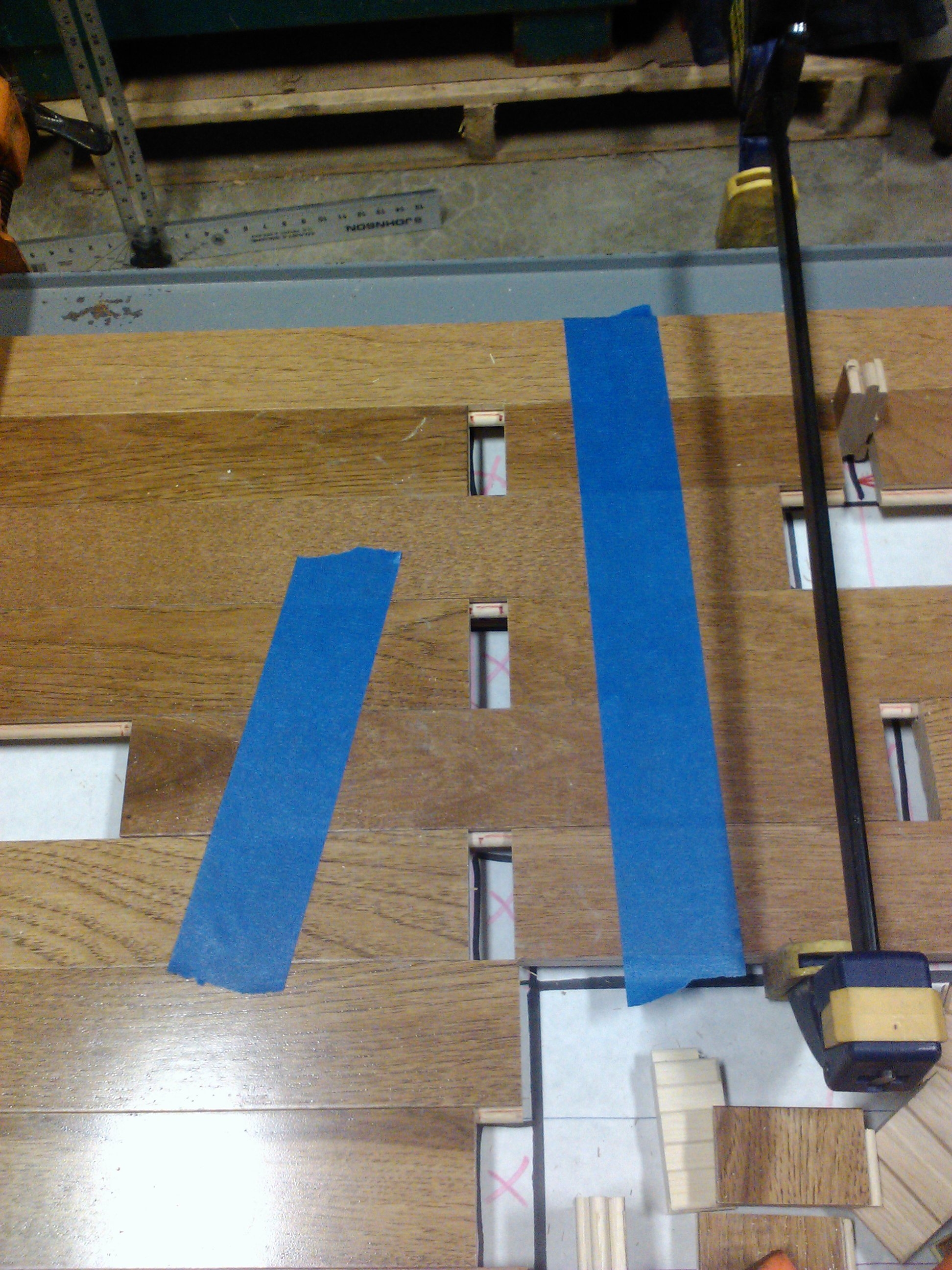 Clamping and taping.JPG