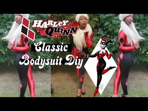 Classic Harley Quinn Bodysuit DIY | Cosplay |