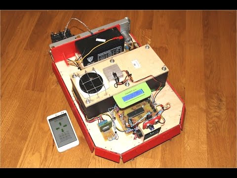 CleanBOT - DIY Bluetooth Controlled Autonomous Flooor Cleaning Robot