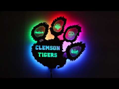 Clemson LED Tiger Paw Final Demo 1