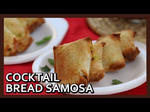 Cocktail Bread Samosa | Simple Bread Samosa | Airfryer Recipe by Healthy Kadai