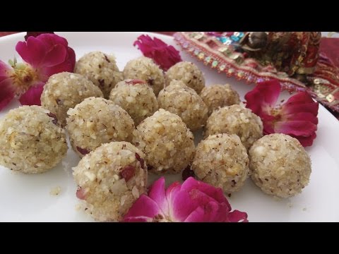 Coconut Makhana Ladoo Recipe by Healthy Kadai