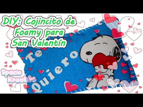 Coj&amp;iacute;n de Foamy para San Valent&amp;iacute;n