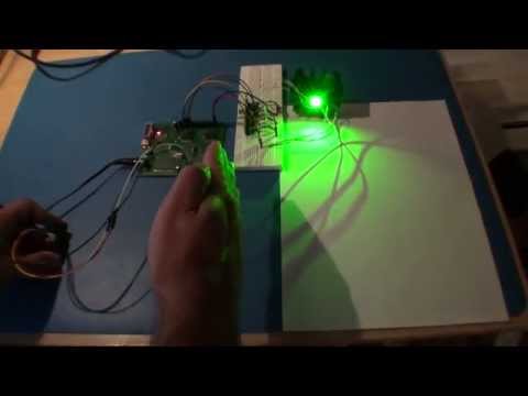 Color LEDs controlled by the Smart Servo Controller