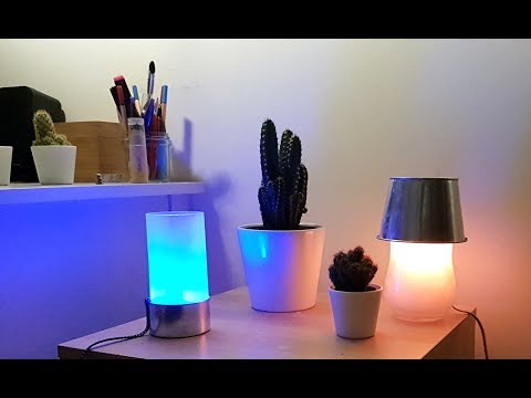 Color Synchronized Touch Lamps