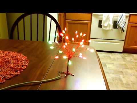 Color changing LED tree