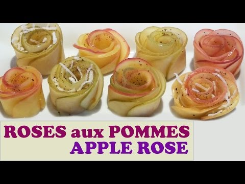 Comment faire des roses avec des pommes - Rose Shaped Apple