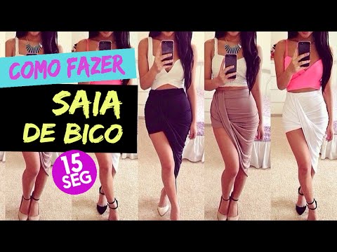 Como Fazer  a Saia da Moda em 15 segundos!