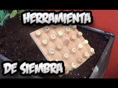 Como Hacer Una Herramienta De Siembra Casera Gratis || La Huertina De Toni